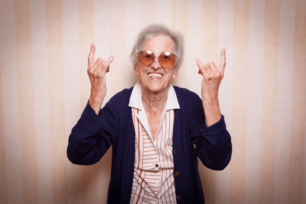 Charming Old Lady