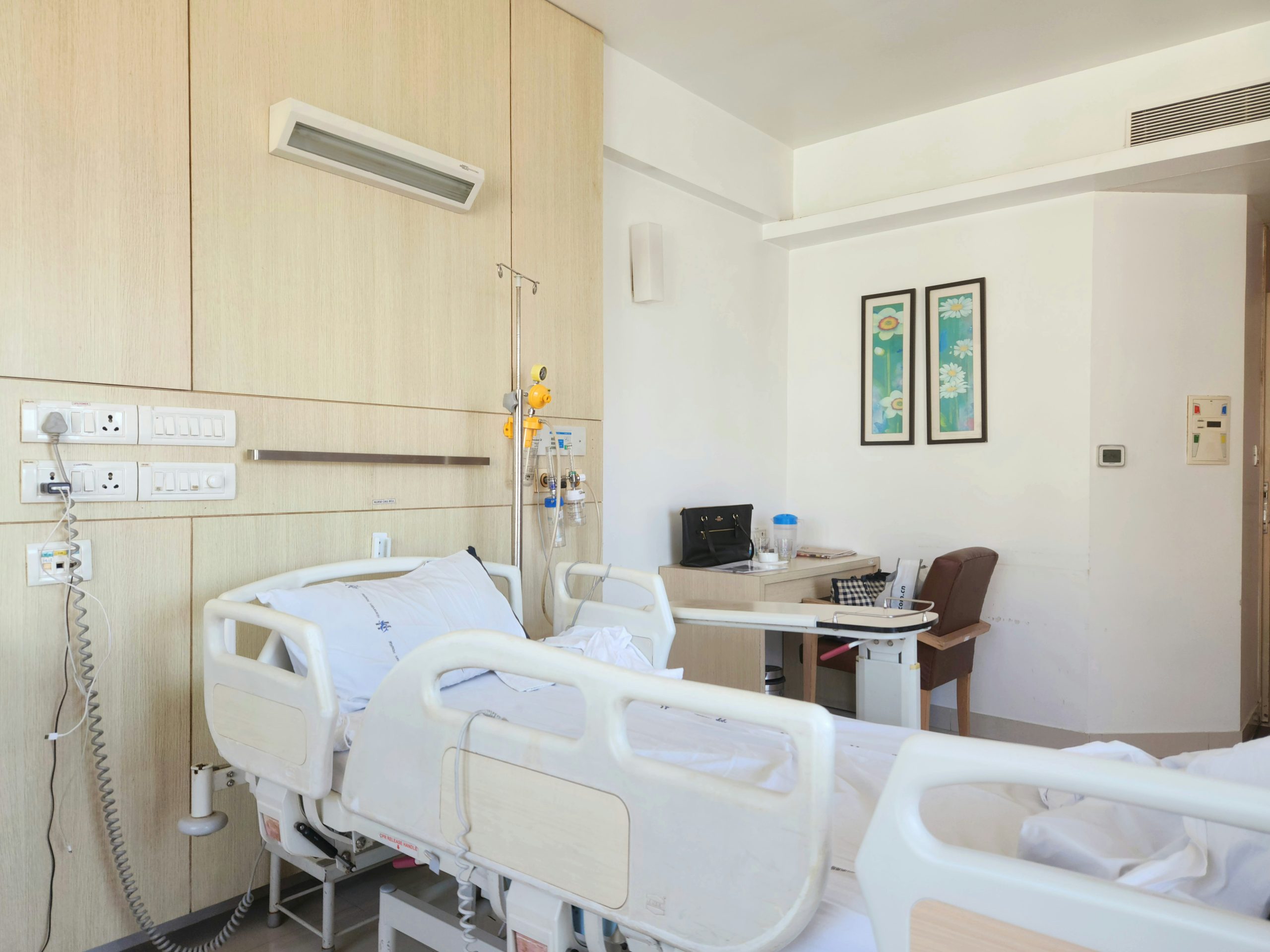 image showing hospital bed